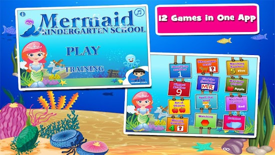 Mermaid Princess Pre K Games - náhled