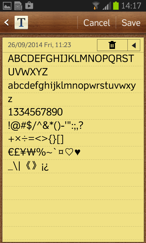 Felbridge FlipFont Screen 3