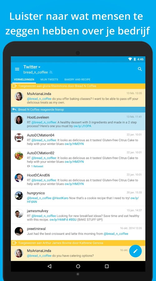   Hootsuite voor Twitter & Instagram: screenshot 