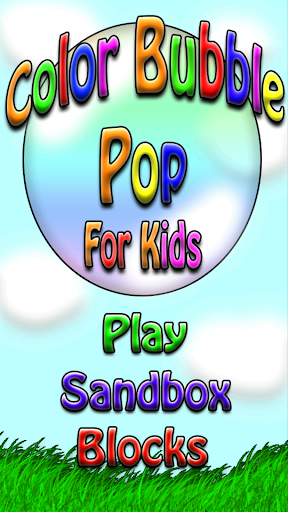 Color Bubble Pop for Kids