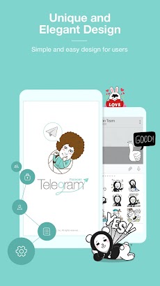Telegram with Faceconのおすすめ画像1