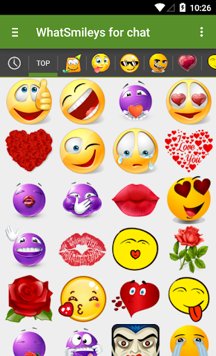 WhatSmileys: smileys for chat