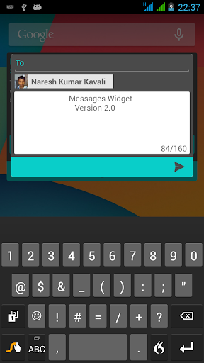 Messages Widget