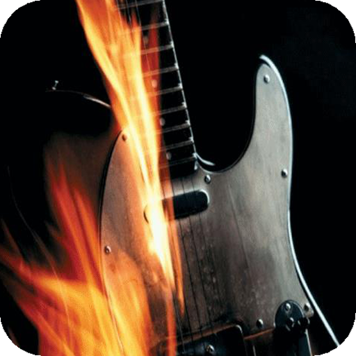 Guitar Enveloped in Flames LWP LOGO-APP點子