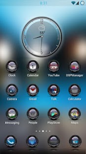 7null icons – Nova Apex Holo v1.37 Apk - Black Android Apps
