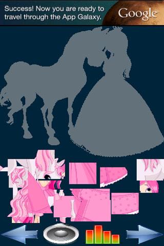 Puzzle Shapes - Princesses Screen 1