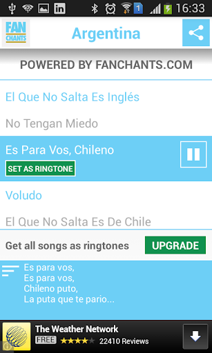 免費下載運動APP|Argentina World Cup 2014 Songs app開箱文|APP開箱王