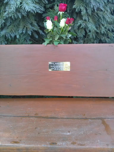 Julia Marie Memorial Bench