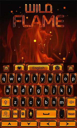 【免費生產應用App】Wild Flame GO Keyboard Theme-APP點子