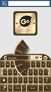 How to install Gold Bag Go Keyboard patch 1.0 apk for bluestacks