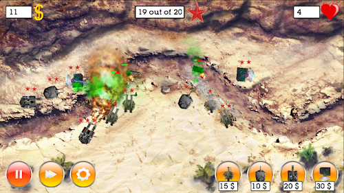 Android application Tower Defense 2015 screenshort