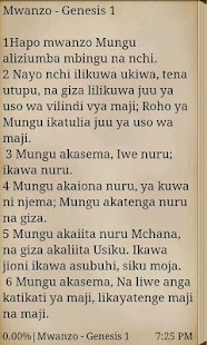 Swahili Bible free - screenshot thumbnail