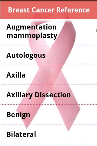 Breast Cancer Glossary Pro Screen 1