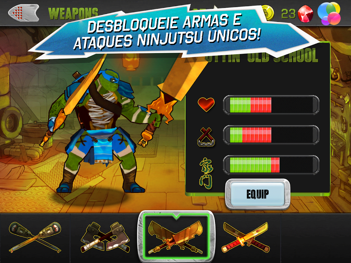 As Tartarugas Ninja - screenshot