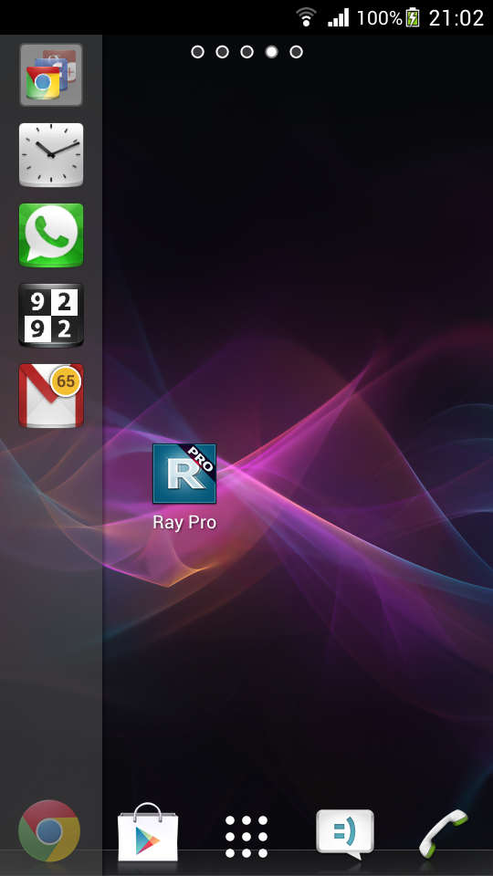 Ray Pro Sidebar Launcher Screen 3