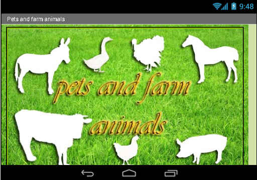 Pets and farm animals