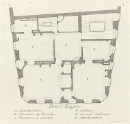 Plattegrond van de tweede verdieping van het huis van Léon Berthous in Bayonne