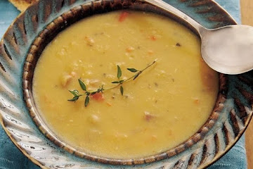 Slow-Cooker Golden Pea and Ham Soup