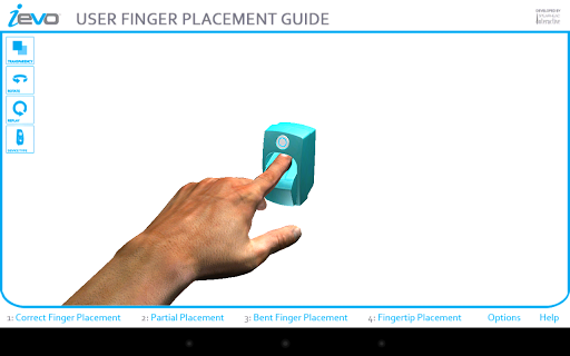 iEvo Finger Placement Guide