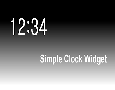 Lastest Simple Digital Clock Widget APK for Android