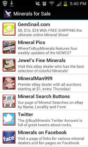 Minerals for Sale