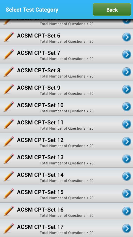 ACSM CPT -  Trainer Exam Prep Screen 3