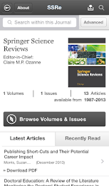 Springer Science Reviews poster 1