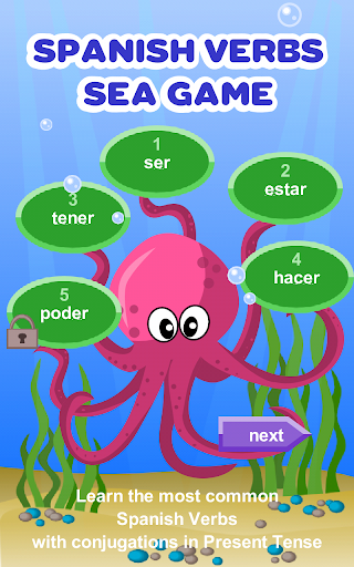 【免費教育App】Spanish Verbs Sea Game-APP點子