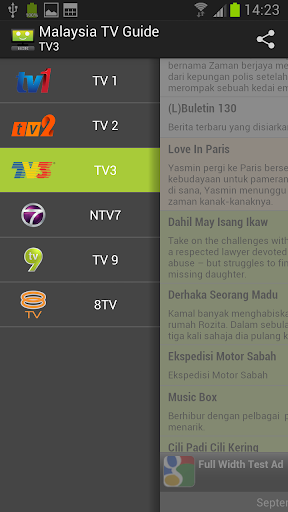 Malaysia TV Guide