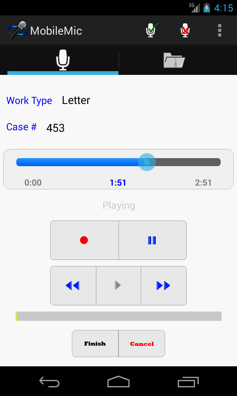 MobileMic Screen 2