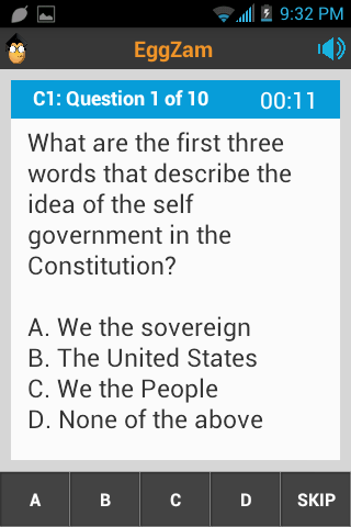 US Citizenship Civic Test