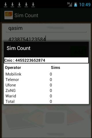 Pakistan Sim Check screenshot #1