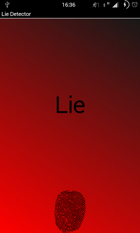 Игра Lie detector на Андроид