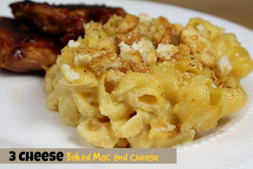 3 Cheese Baked Mac and Cheese