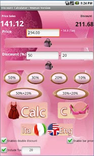 Discount Calculator - Woman