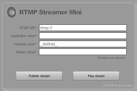 RTMP Streamer Mini