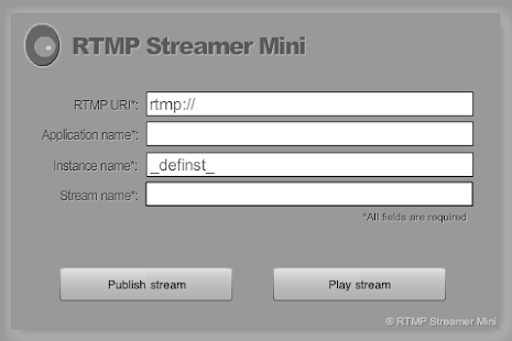 RTMP Streamer Mini