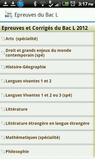 【免費教育App】Épreuves du BAC L-APP點子