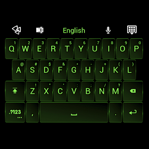 GO Keyboard Neon Green Theme