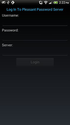 Pleasant Password Server App