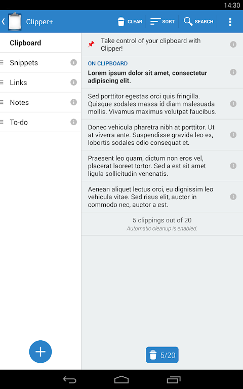 Clipper Plus with Sync 2.3.4 APK