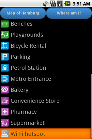 【免費旅遊App】Hamburg Amenities Map (free)-APP點子