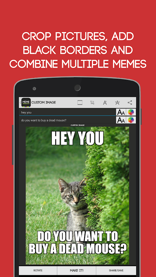 Meme Generator - screenshot