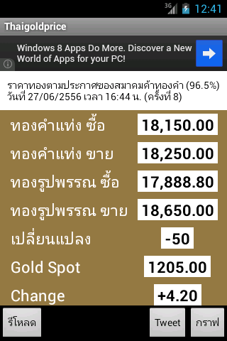 ราคาทอง - ThaiGoldPrice