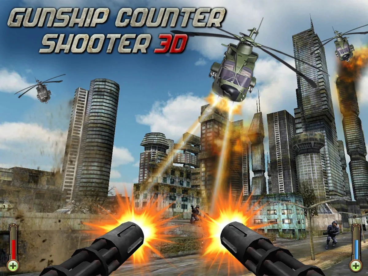 Gunship Counter Shooter 3D - screenshot