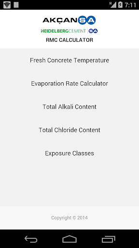 RMC Calculator