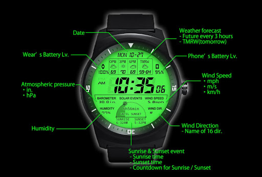 【免費生活App】F03 WatchFace for LG G Watch R-APP點子