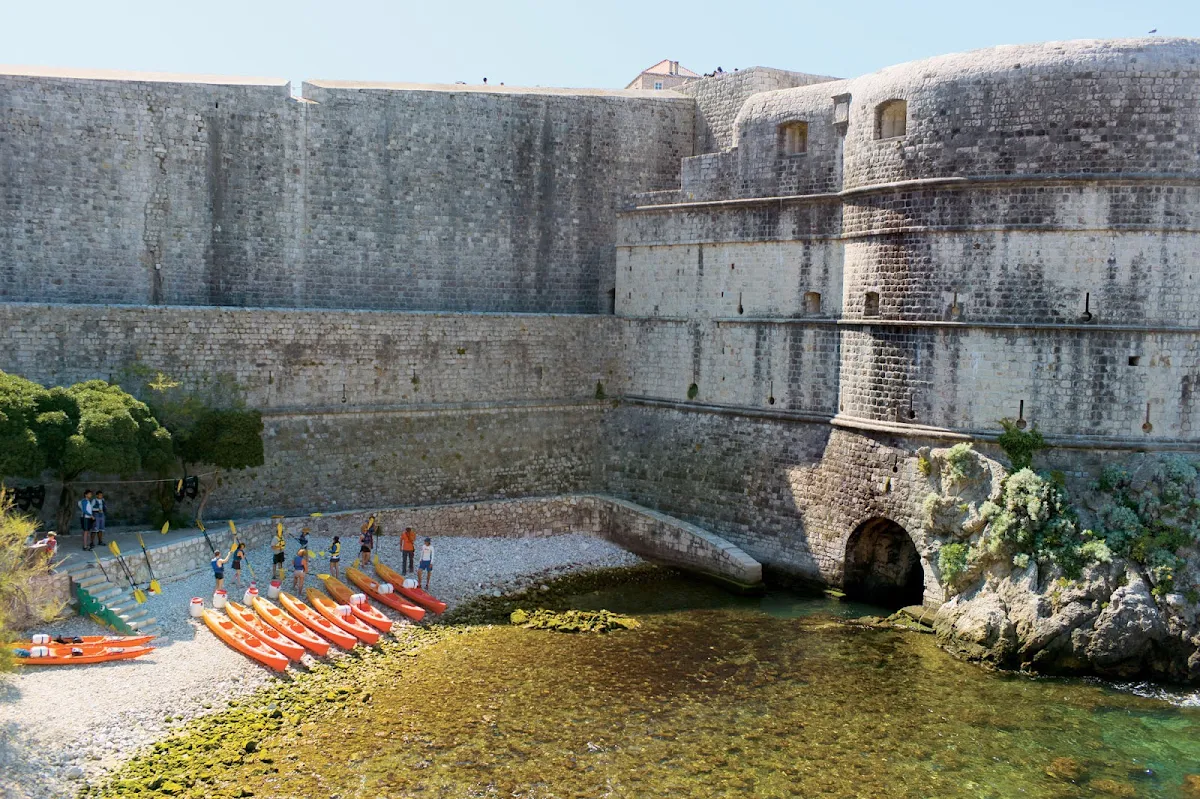 Tere-Moana-Dubrovnik-kayaks - A fun way to see Dubrovnik, Croatia, is by kayak during your Tere Moana cruise. 