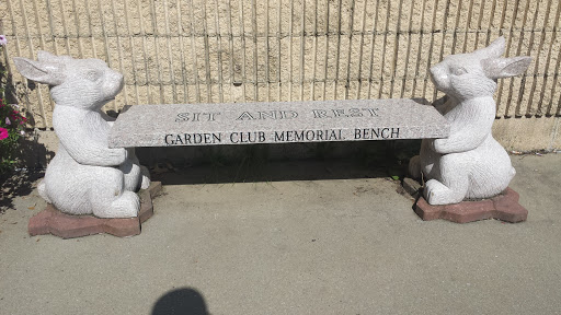 Garden Club Memorial Bench