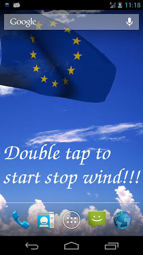 3D EU Flag Live Wallpaper +